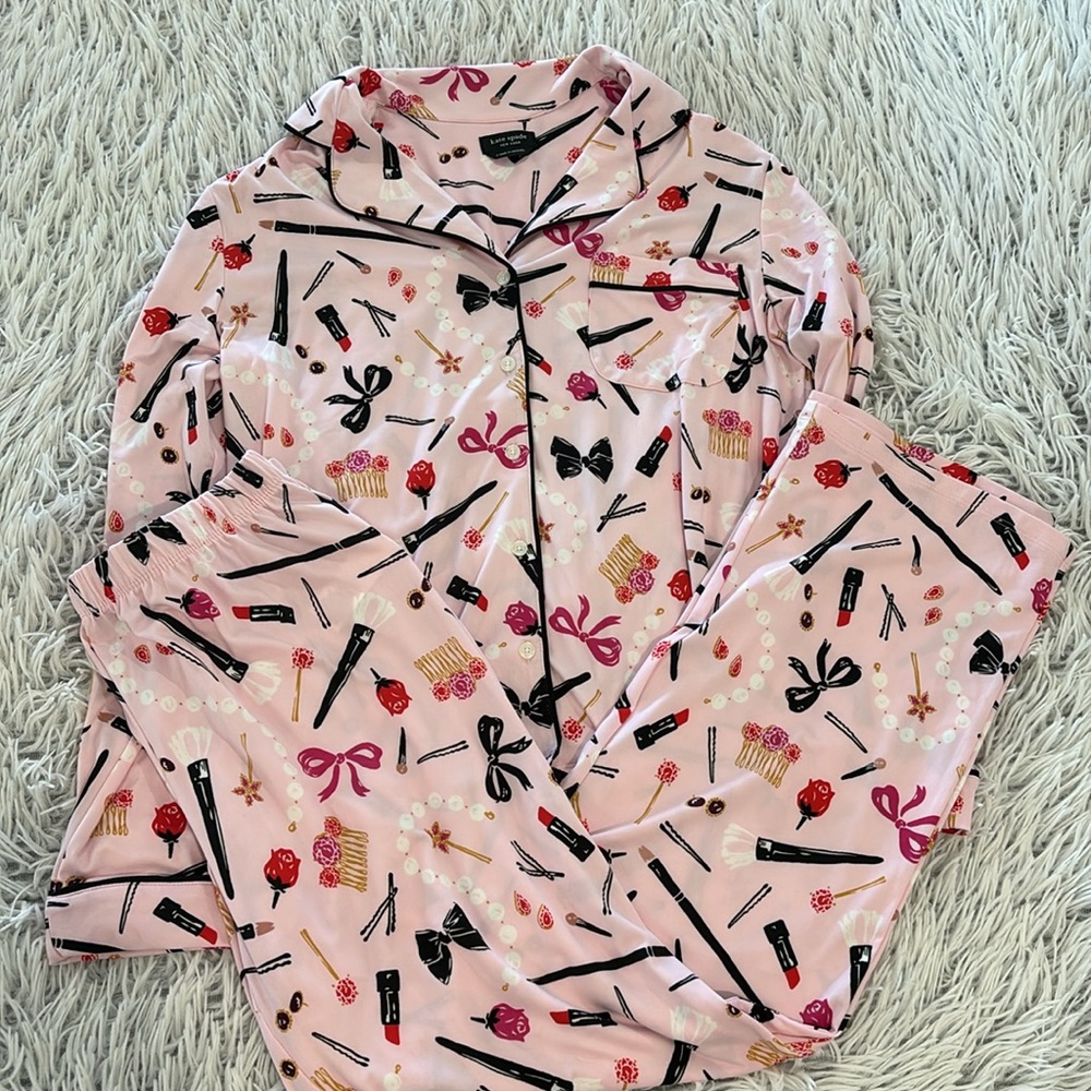 NWT Kate Spade All Dolled Up Pajama Set - Picture 7 of 12